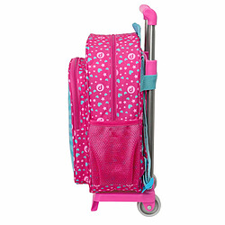 Avis Cartable à roulettes Pinypon Bleu Rose 26 x 34 x 11 cm