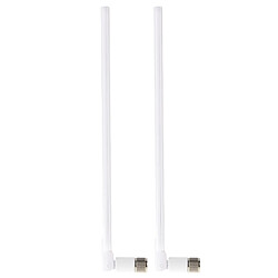 Wewoo Antenne blanc 2 PCS B593 5dBi SMA Mâle 4G LTE Routeur pas cher