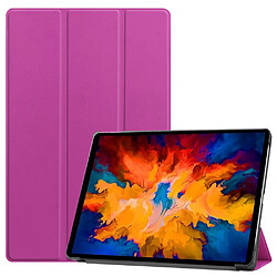 Etui en PU avec support tri-pliure violet pour votre Lenovo Xiao Xin Pad Pro J706F