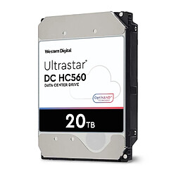 Western Digital Ultrastar DH HC560 Disque Dur Interne 20To HDD 3.5'' 7200RPM SATA Argent