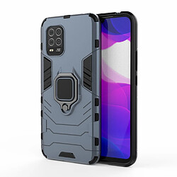 Coque en TPU hybride cool guard avec support de bague bleu pour votre Xiaomi Mi 10 Lite 5G