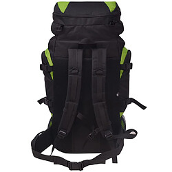 Avis vidaXL Sac à dos de randonnée XXL 75 L noir et vert