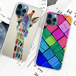 Coque en TPU antichoc fleurs de palais colorées pour votre Apple iPhone 13 Pro Max 6.7 pouces