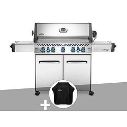 Barbecue à gaz Prestige 665 inox + Housse de protection / Napoleon