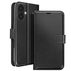 Mayaxess Étui pour iPhone 16 Plus Portefeuille avec Dragonne Noir