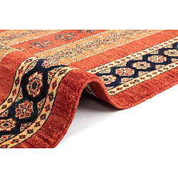 Avis Vidal Tapis de couloir en laine 207x85 rouge Kashkuli