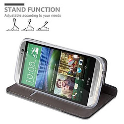 Cadorabo Coque HTC ONE M8 Etui en Gris pas cher