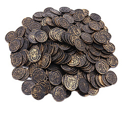 100 Pcs En Plastique Trésors De Pirate Pièces De Butin Fillers Enfants Jouets Bronze