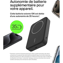 Avis SANAG Boostcharge Pro Batterie Externe Sans Fil 10 000 Mah Avec Qi2 (Chargeur Portable Compatible Magsafe, Support Intégré, Pour Iphone 16, 16 Plus, 16 Pro, 16 Pro , Iphone 15, Etc., Noire)