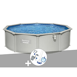 Kit piscine acier ronde Bestway Hydrium 4,60 x 1,20 cm + Kit d'entretien Deluxe