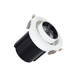 Ledkia Spot Downlight LED 12W Rond Amovible LIFUD Coupe Ø 75mm Blanc Chaud 3000K