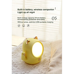 Avis Universal Lampe de table lumineuse LED tactile dimmable recharge USB chat chanceux mignonne lampe de chevet chambre à coucher décoration famille enfants cadeaux créatifs | Lampe de nuit LED