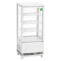 Frigo Vitrine à Poser - 86 Litres Blanc - Bartscher pas cher