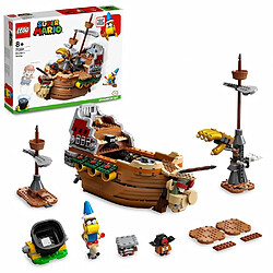 LEGO 71391 Super Mario Ensemble d'Extension La Forteresse Volante de Bowser, Jouet de Construction pour Enfants avec 3 Figurines 