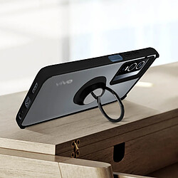 Avizar Coque Vivo Y76 5G Bi-matière Bague Métallique Support Vidéo noir pas cher