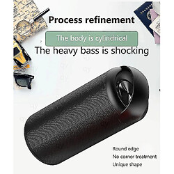 Acheter Universal Haut-parleur portable Bluetooth Bass Bass Mini colonne 3D Systèmes stéréo acoustiques (noir)