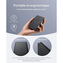 Acheter SANAG Maggo Power Bank, Batterie Externe Magnétique Ultrafine 10 000 Mah, Certification Qi2, Chargeur Rapide Compatible Magsafe, Design Ergonomique, Uniquement Pour Les Séries Iphone 16/15/14/13/12