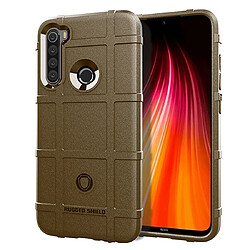 Wewoo Coque Souple Pour Xiaomi Redmi Note8 Housse TPU antichoc à couverture totale Marron