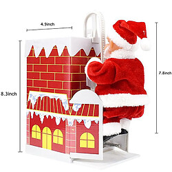 Avis Universal Enfants Santa Claus Doll Toys Climb Chimney Music Christmas Decoration décoration