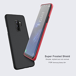 Acheter Wewoo Coque noir pour Samsung Galaxy S9 + Texture concave-convexe PC arrière de protection