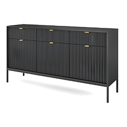 Acheter Vente-Unique Ensemble buffet et meuble TV noir - Séjour contemporain LIOUBA