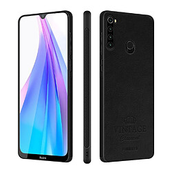 Coque en TPU + PU noir pour votre Xiaomi Redmi Note 8T