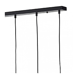 Acheter Luminaire Center Suspension Midi noir mat et chrome poli 5 ampoules