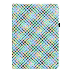 Etui en PU texture tissée multicolore pour votre iPad mini (2021)