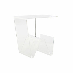 Table Porte-revues DKD Home Decor Métal Transparent Acrylique (40 x 30 x 44 cm)