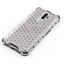 Wewoo Coque Souple Pour Oppo A9 2020 TP + anti-choc en nid d'abeille Honeycomb Gris pas cher