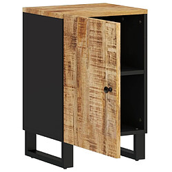 Avis Maison Chic Armoire de salle de bain,Meuble de rangement,Meuble haut 38x33x58 cm bois massif de manguier -GKD810099