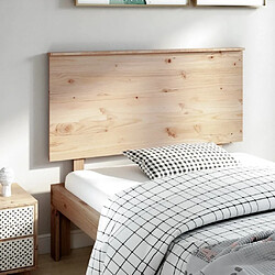 Maison Chic Tête de lit scandinave,Meuble de chambre 124x6x82,5 cm Bois massif de pin -MN51561