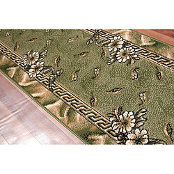 RUGSX TAPIS DE COULOIR BCF TRIO vert 100 cm 100x460 cm