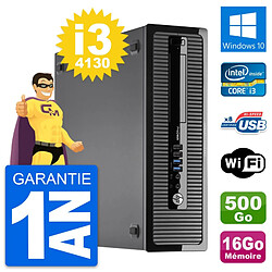 PC HP ProDesk 400 G1 SFF Intel i3-4130 RAM 16Go Disque Dur 500Go Windows 10 Wifi - Occasion