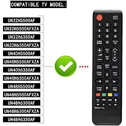 Avis SANAG Telecommande De Remplacement Samsung Tv Remplace Tout Telecommande Samsung Smart Led Lcd 3D Tv Compatible Avec Toutes Les Telecommande Samsung