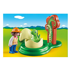 Playmobil® PLAYMOBIL 9121 1.2.3 - Exploratrice et bébé dinosaure