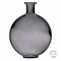 BigBuy Home Vase Gris verre recyclé 20 x 20 x 25 cm