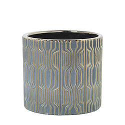 Cache-pot Alexandra House Living Gris Céramique 14 x 13 x 14 cm