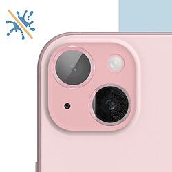 Acheter Film caméra pour iPhone 15 et 15 Plus Verre trempé 9H 0.4mm Enkay Contour rose