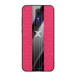 Avis Wewoo Coque Souple Pour OPPO A9 XINLI tissu de couture Shieldproof TPU Housse de protection Rouge