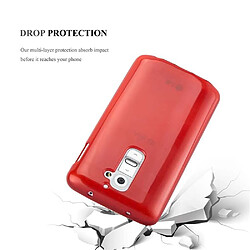 Acheter Cadorabo Coque LG G2 Etui en Rouge