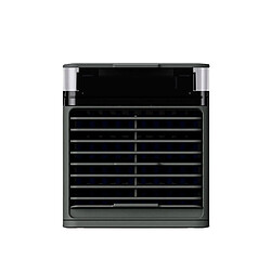 (Noir) Mini Climatiseur Portable Refroidisseur Purificateur Ventilateur AC Humidificateur Bureau à Domicile