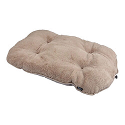 Toilinux Coussin doux réversible Happy pour chien et chat - Ecru - Long 107 cm