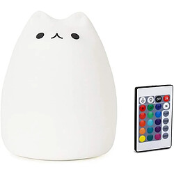 Universal Lumière colorée pour chat enfant Lumière nocturne enfant 4 modes d'éclairage et 16 RGB couleur USB rechargeable télécommande réglable lumière réglable prise de vue Los Angeles