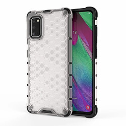 Coque en TPU modèle en nid d'abeille hybride antichoc blanc pour votre Samsung Galaxy A41 (Global Version)