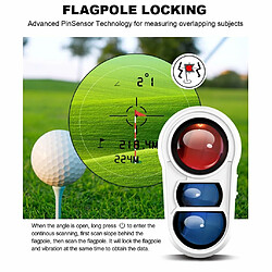 Acheter YUANFU Télémètre laser télescope de golf 600m noir