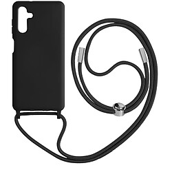 Avizar Coque Cordon pour Samsung Galaxy A14 5G et 4G Lanière Tour du Cou 80cm Noir