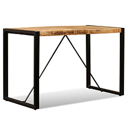 Acheter vidaXL Table à manger Bois de manguier brut 120 cm