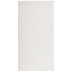 vidaXL Tapis IZA poils courts style scandinave crème 100x200 cm