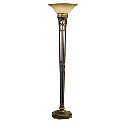 Elstead Lighting Lampadaire à 1 lumière Uplighter Firenze Gold, E27